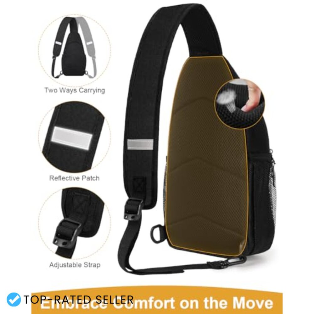 Waterproof Sling Backpack Convertible Crossbody B… - image 4